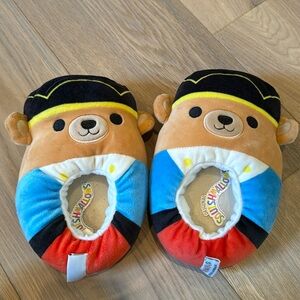 Squishmallows soldier bear slippers, size 13/1, GUC